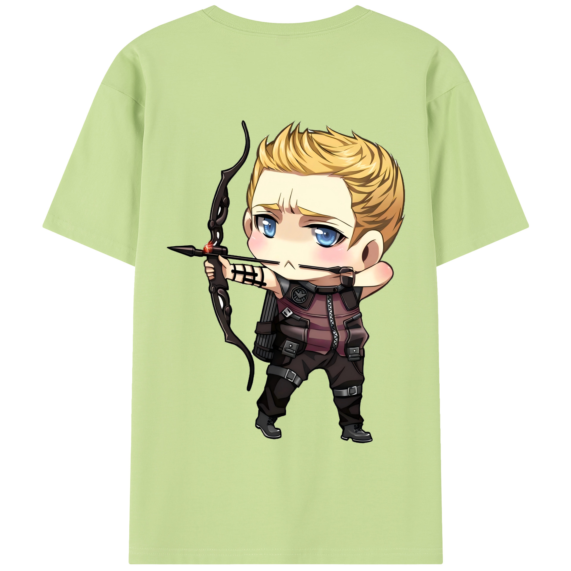 （画像用） アベンジャーズ The Avengers 綿100％半袖Tシャツ（背面プリント）